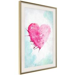 Arkiio Affisch Watercolour Heart [Poster] 20x30 Poster